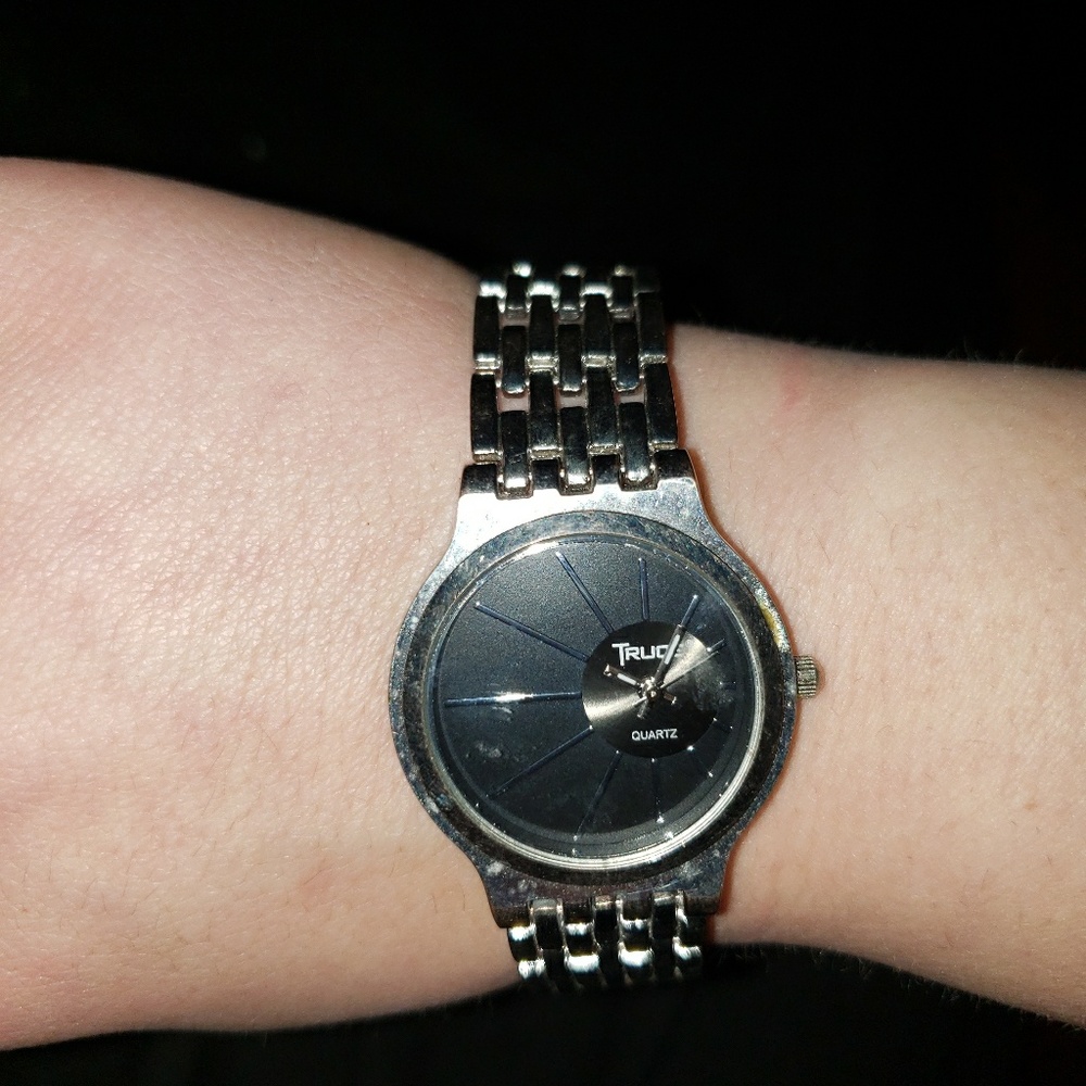 Stylish silver watch